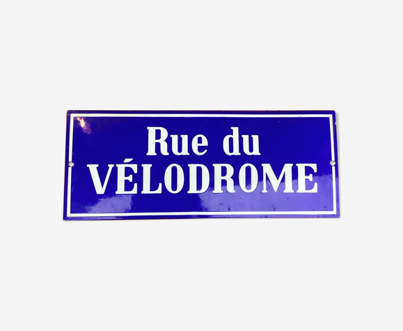 Plaque de rue émaillée véritable
