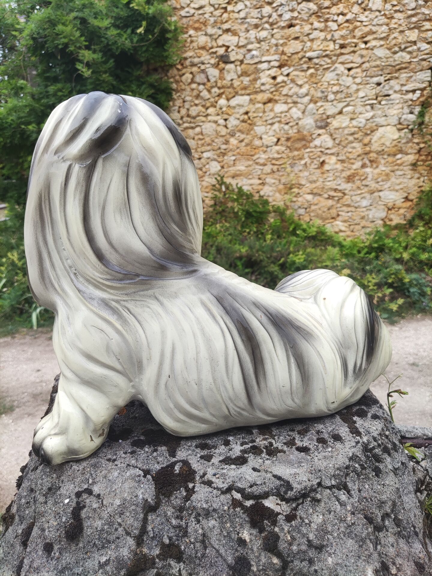 Shih Tzu dog statuette - 1950 - Italian