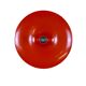 60s 70s discus wall lamp Teka Orange Space Age design aluminum metal
