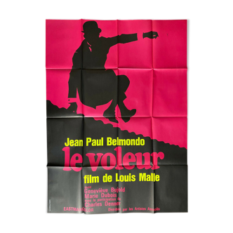 Affiche cinéma "Le Voleur" Jean-Paul Belmondo 120x160cm 1970