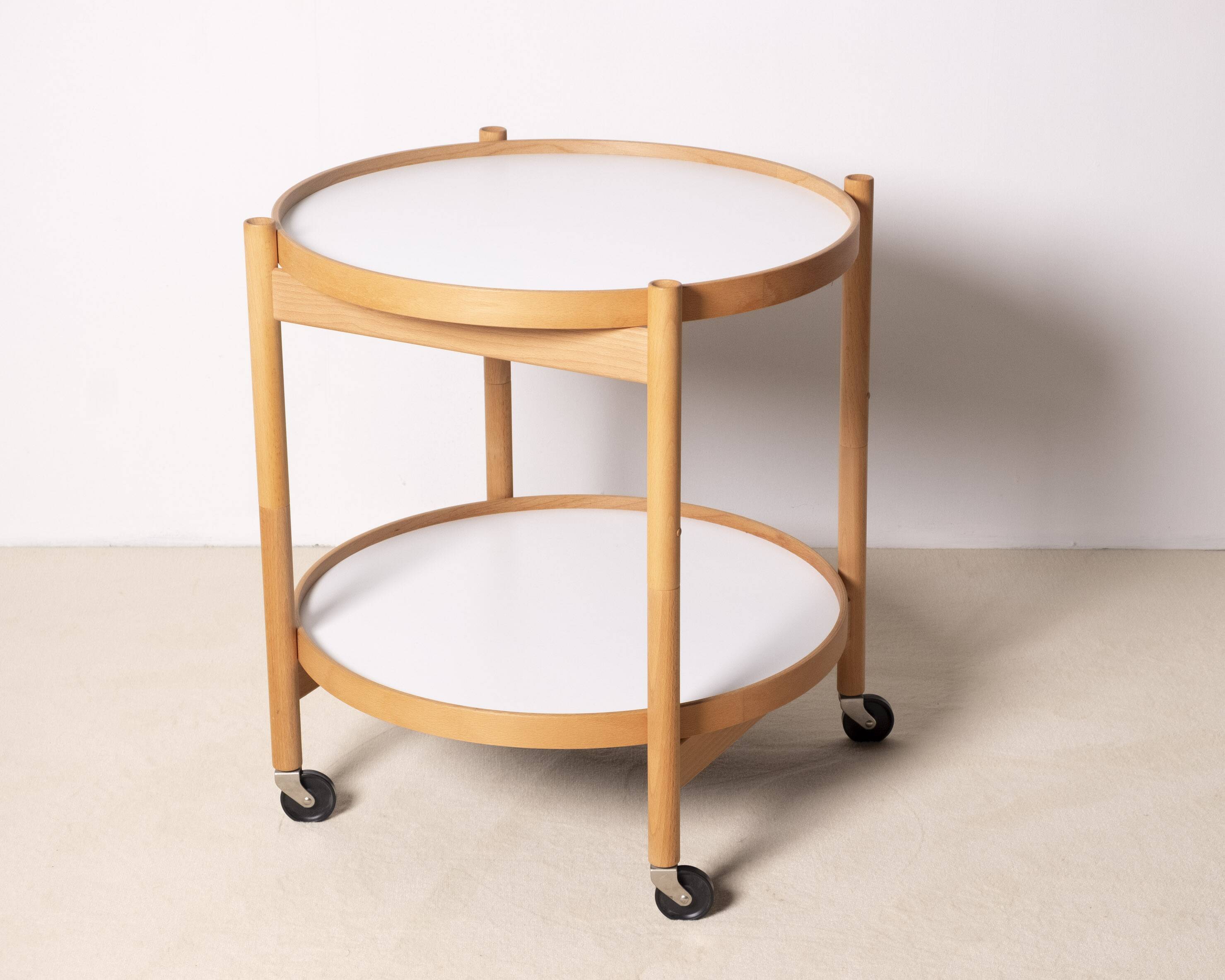 Folding service table Hans Bølling Model 50 by Brdr. Krüger in Denmark