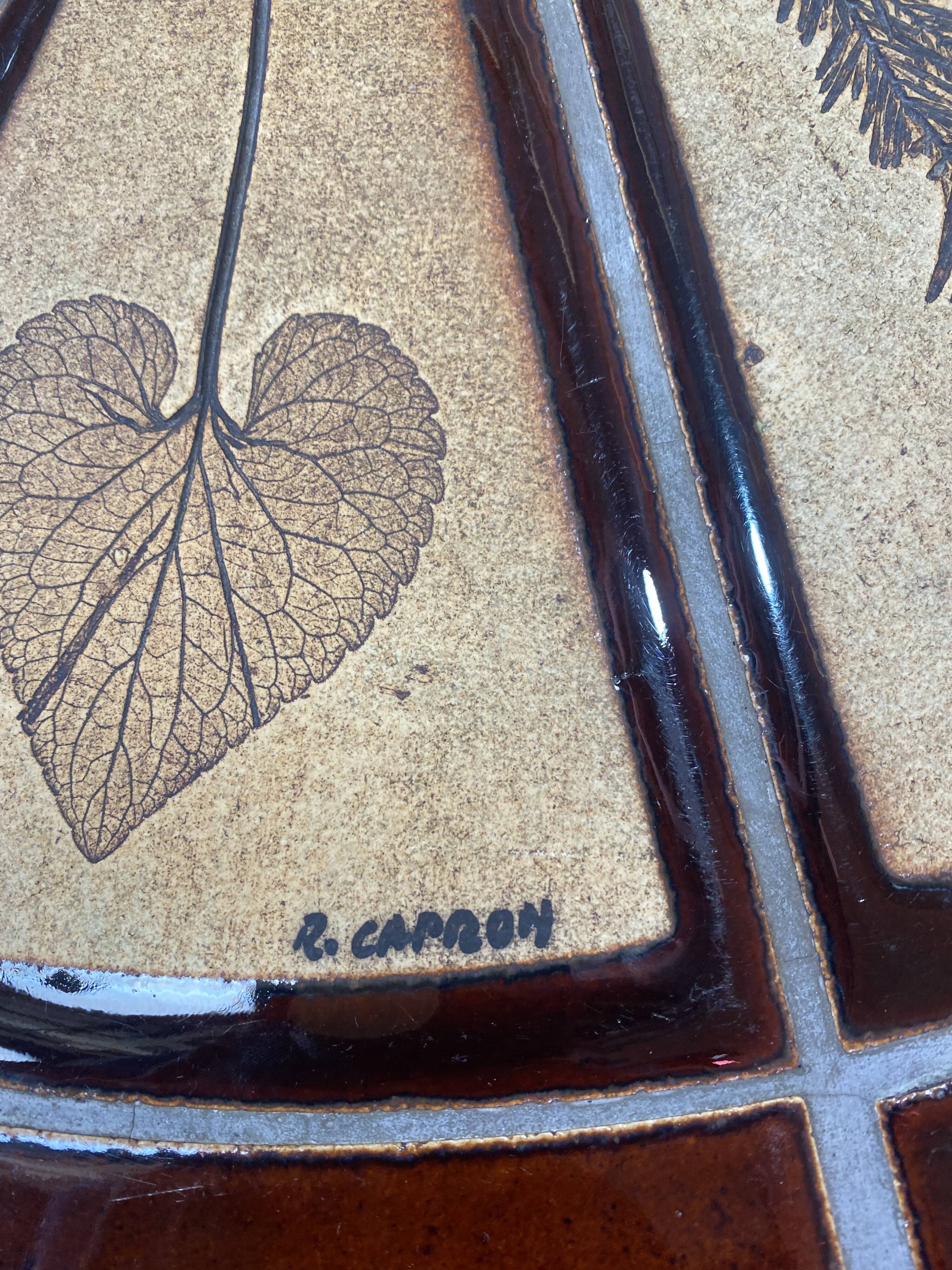 Roger Capron oval coffee table 1960