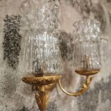 Sconce Art Deco gold metal