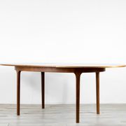 Midcentury McIntosh Oblong Teak Extending Table Vintage Modern Danish Retro