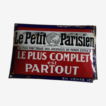 The parisian enamelled plate