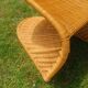 chaise en rotin style Verner Panton