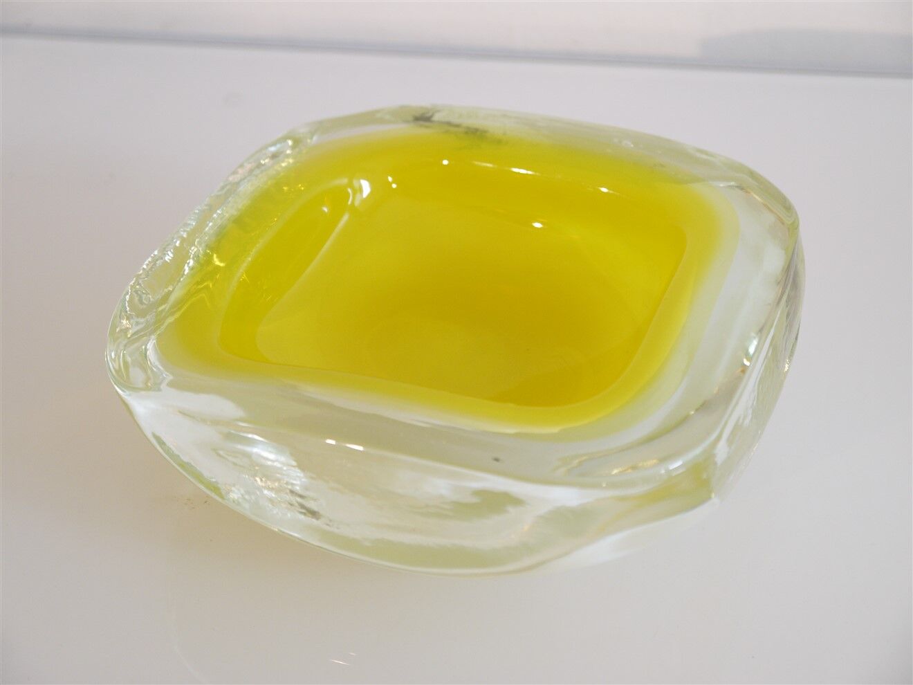 Trinket bowl vintage in glass paste 1970