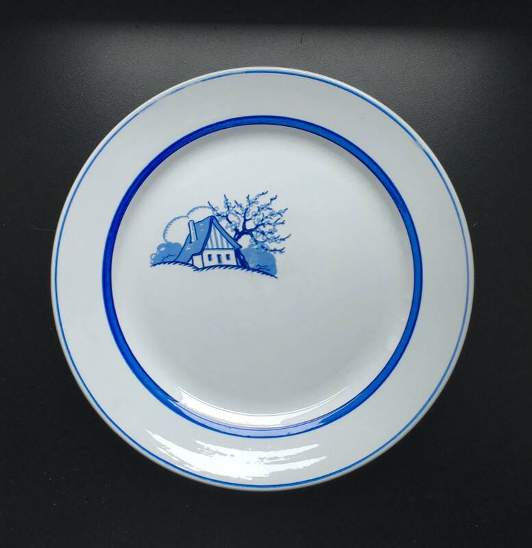 Assiette vintage Sarreguemines Aubépine