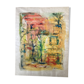 The house bathed in the sun - 1959