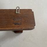 Antique wooden wall coat rack