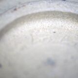 Plat de céramiste Belge couleur marron circa 1940