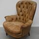 Vintage Dutch Club Chair in Cognac Colored Leather