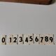 Set of vintage plastic price tags