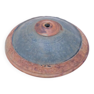 Vase Soliflore signé en céramique, 1970