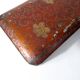 Ancien coffret en bois laqué orientaliste Art nouveau