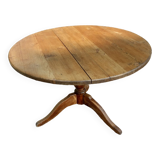Antique solid wood table / pedestal table