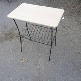Side table magazines holder 70s