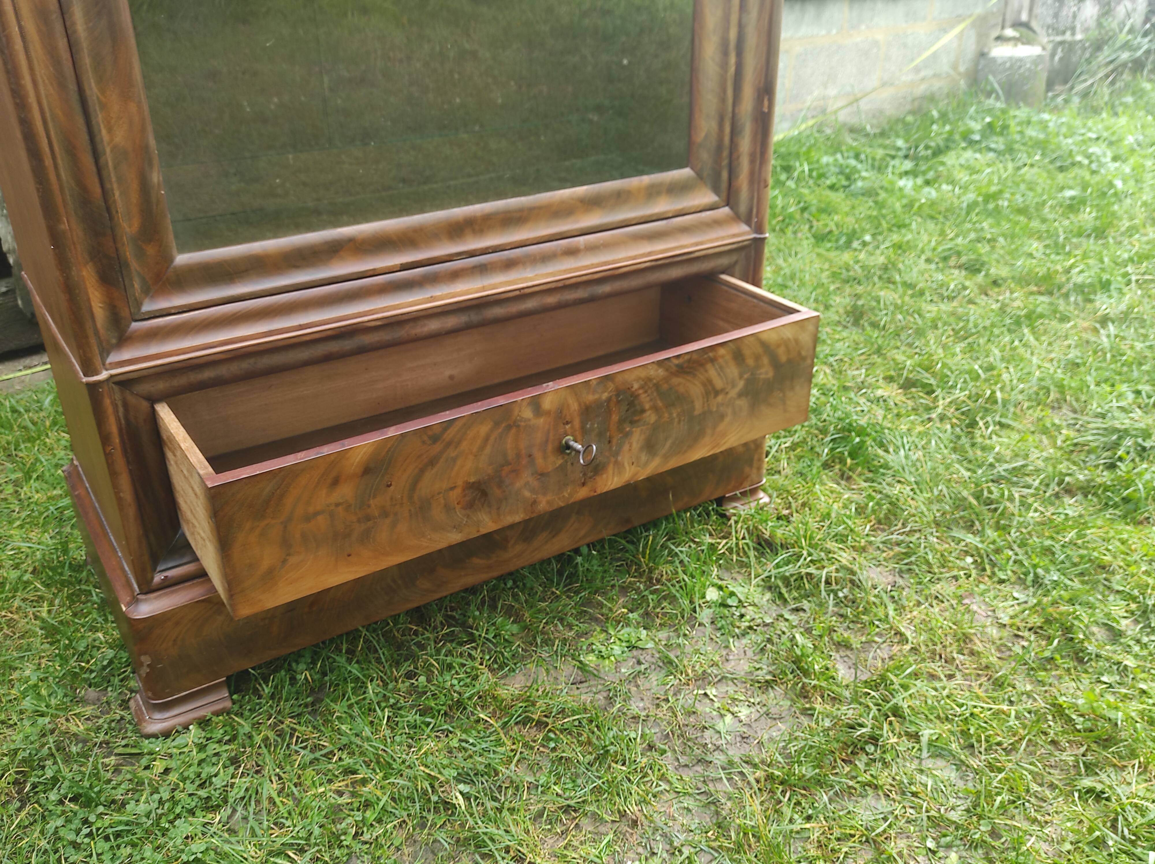 Parisian glass cabinet.