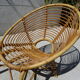 Rattan chair basket