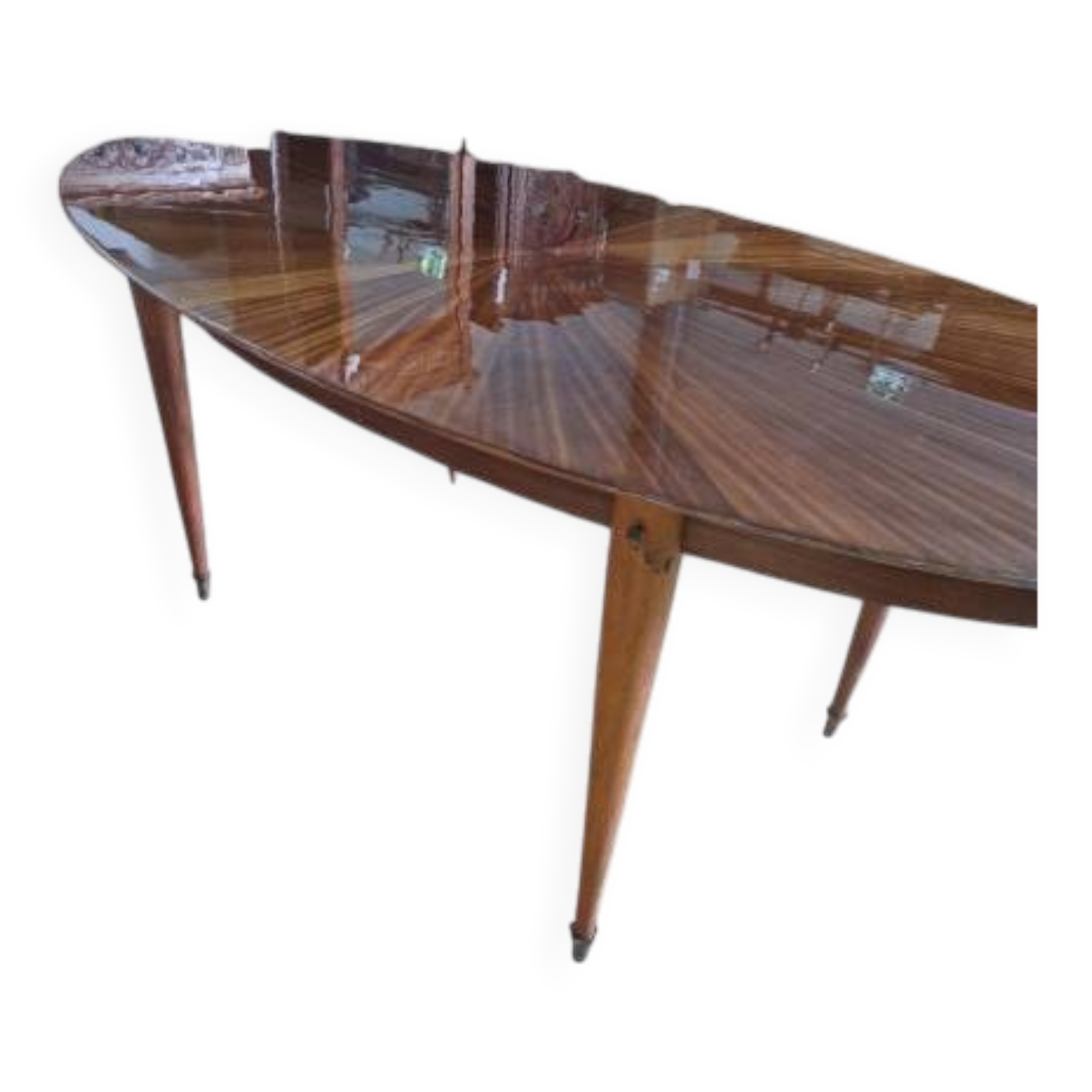 Table ovale palissandre
