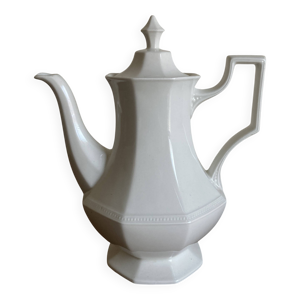 Cafetière néo classique octogonale  perles Johnson Brothers 1960