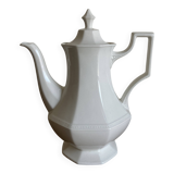 Neo-classical octagonal coffee pot Johnson Brothers pearls 1960