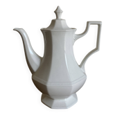 Neo-classical octagonal coffee pot Johnson Brothers pearls 1960