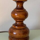 Vintage wooden lamp base