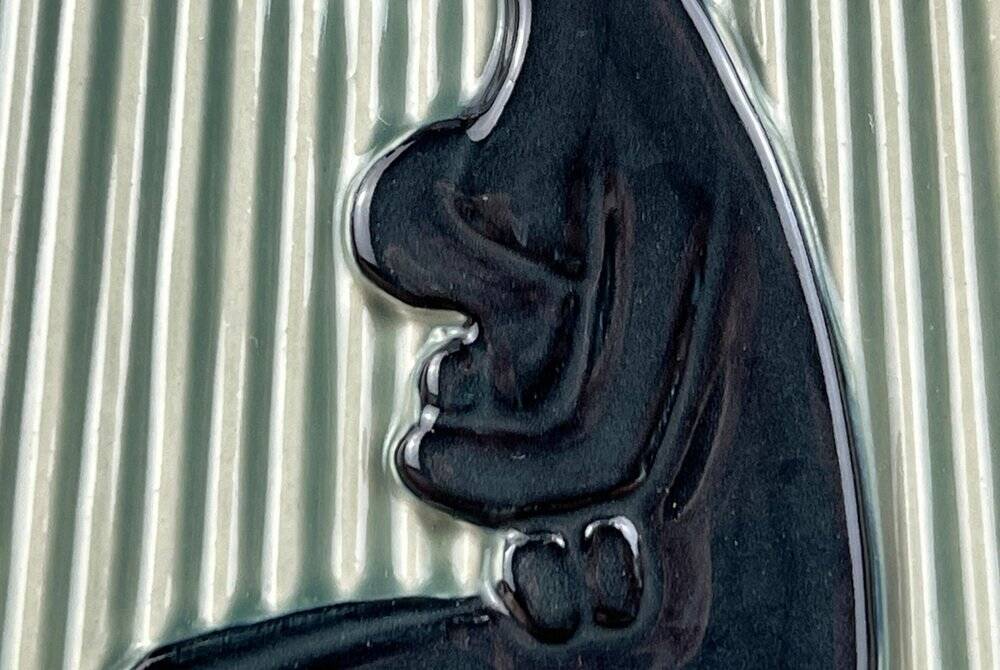 Vase de poterie d'atelier danois Mid-Century de la série You and I par Svend Aage Holm Sørensen pour Søholm, années 1950