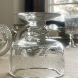 5 bubble glass cups.