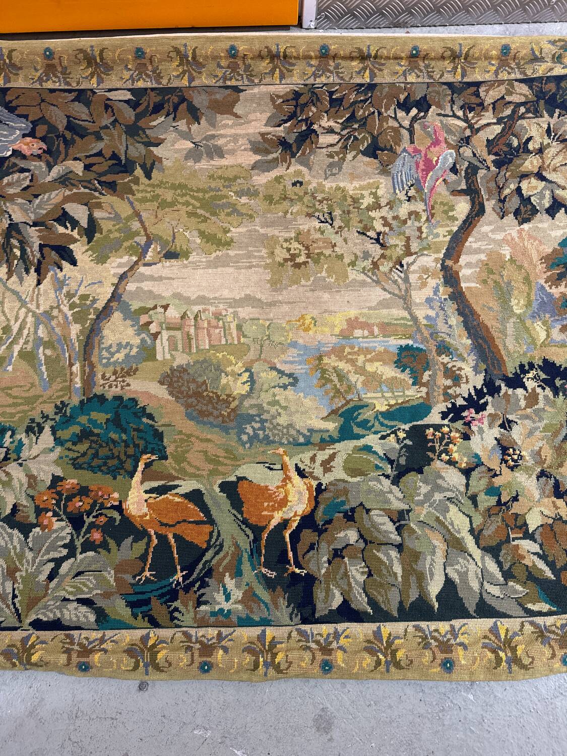 Aubusson style tapestry