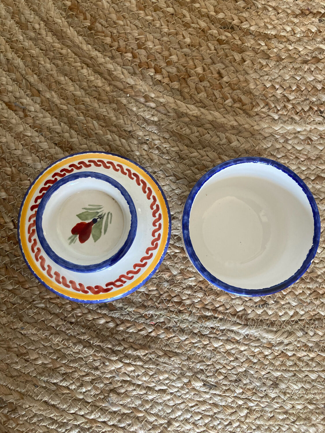 Water butter dish henri quimper