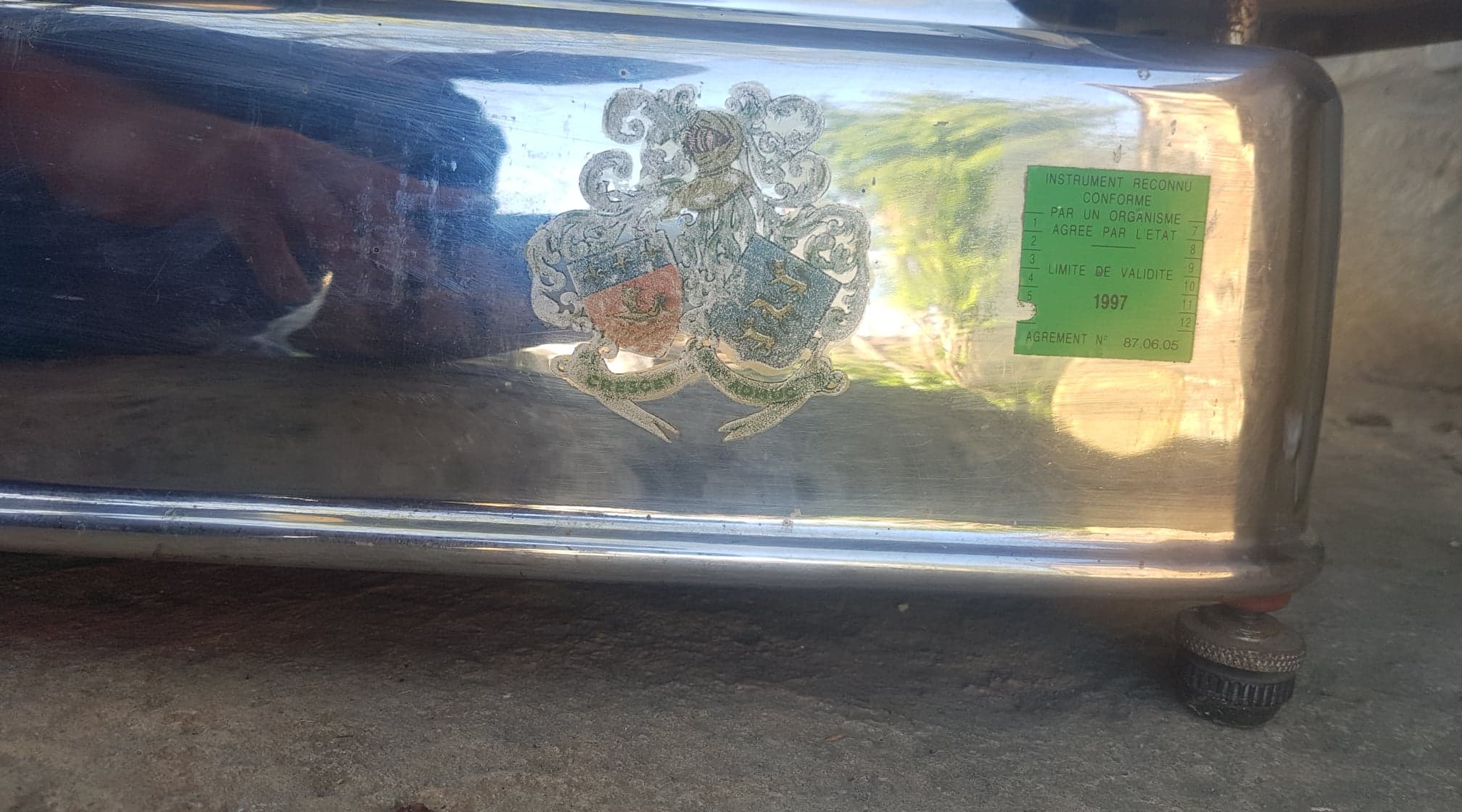 Stainless steel Testut scale