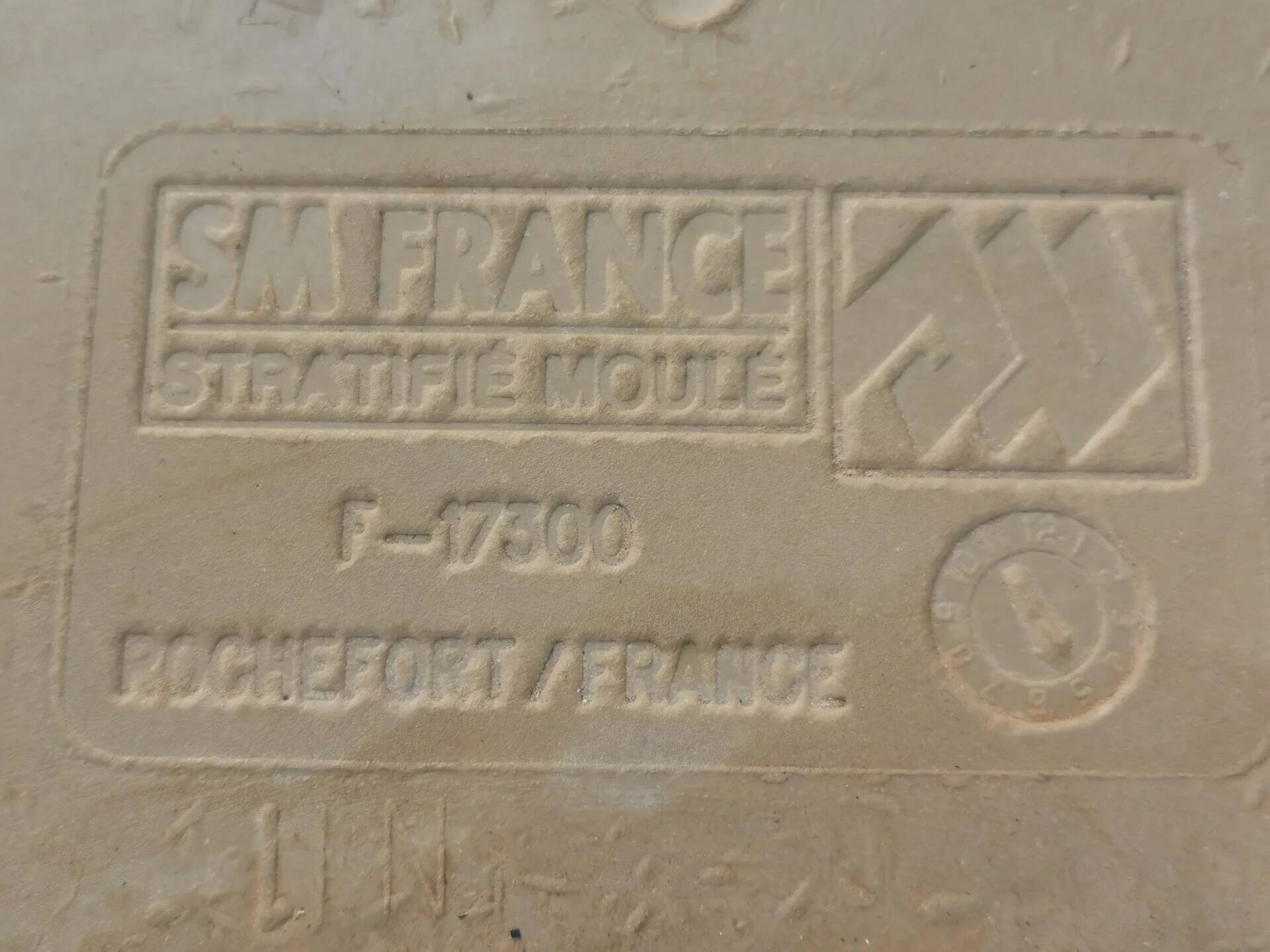 Vintage bistro side table with brown top