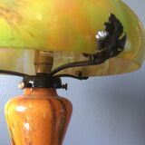 Odeon model mushroom lamp, La Rochère Glassworks France