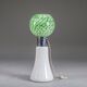 Murano floor lamp in green glitter glass attributed to Mazzega, 1960s
