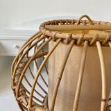 Rattan hanging lamp