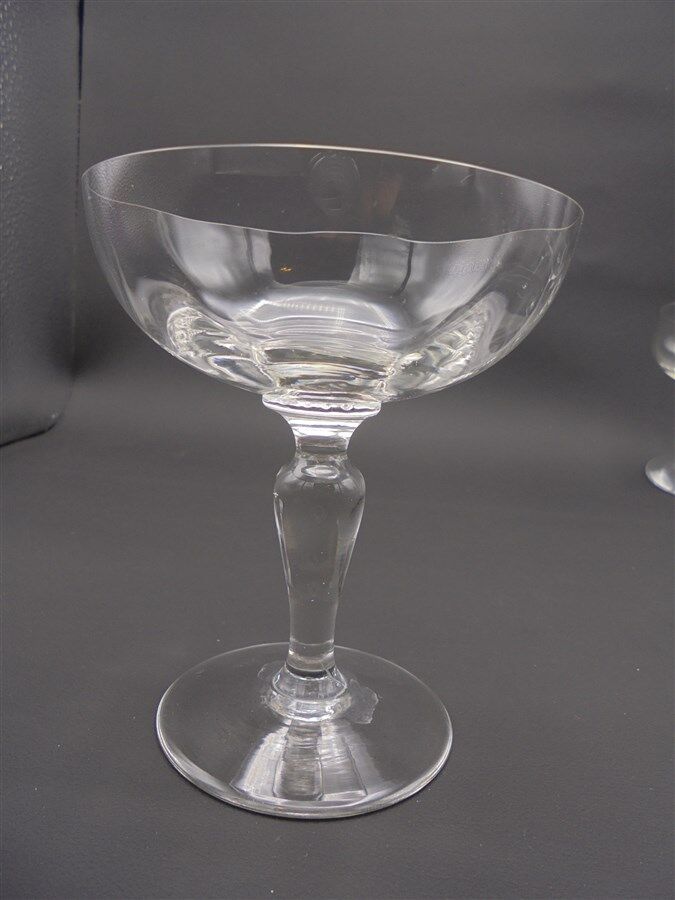 Lot 6 cups champagne mismatched