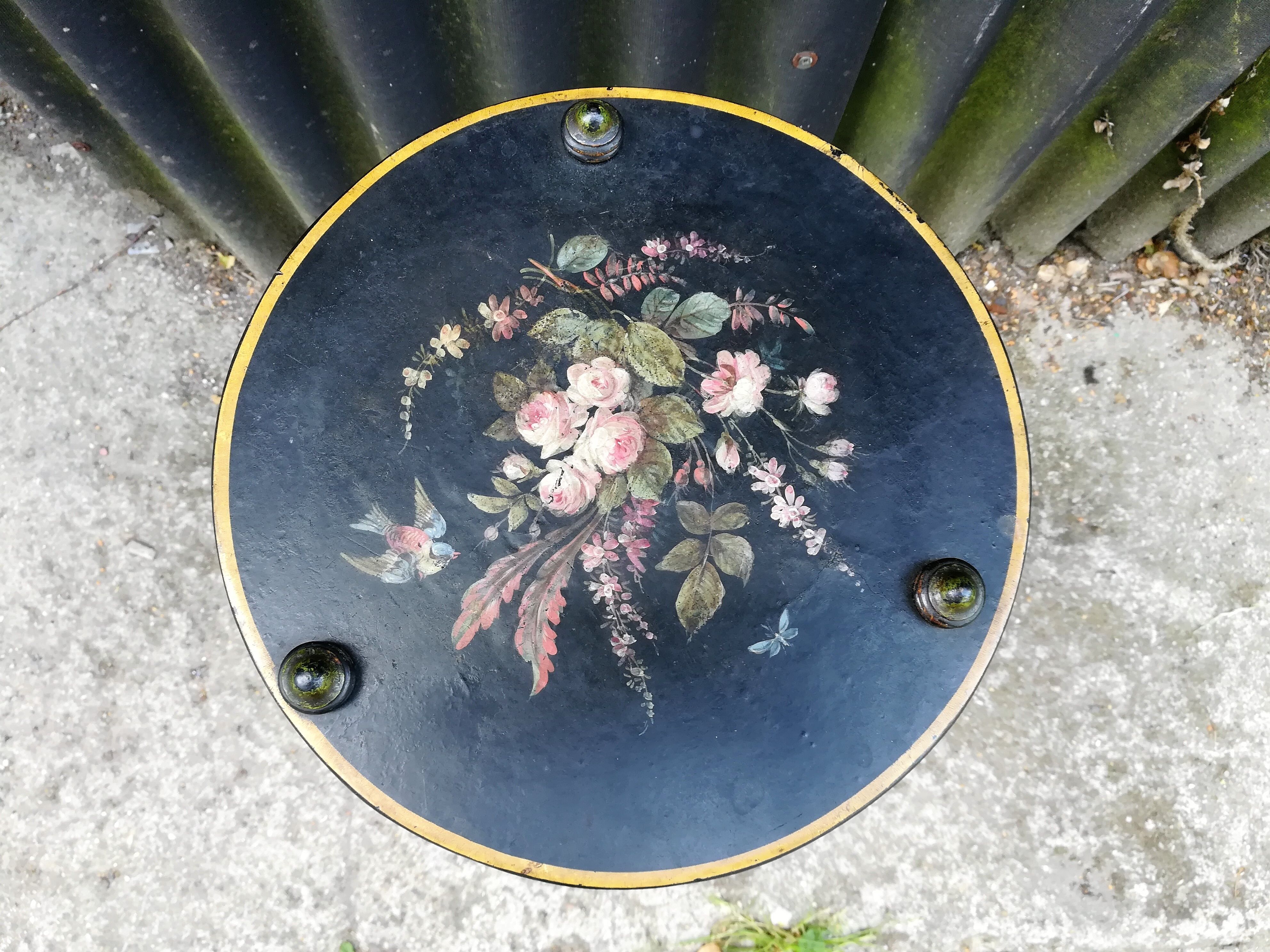 Harness Napoleon III patterned hand painted