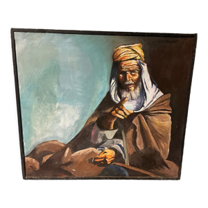 Huile sur toile « Portrait