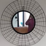 Designer wrought iron mirror - medium format