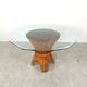 Vintage bamboo dining table, 1970s