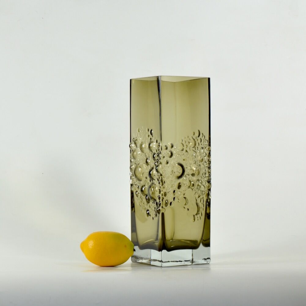 Modernist glass vase