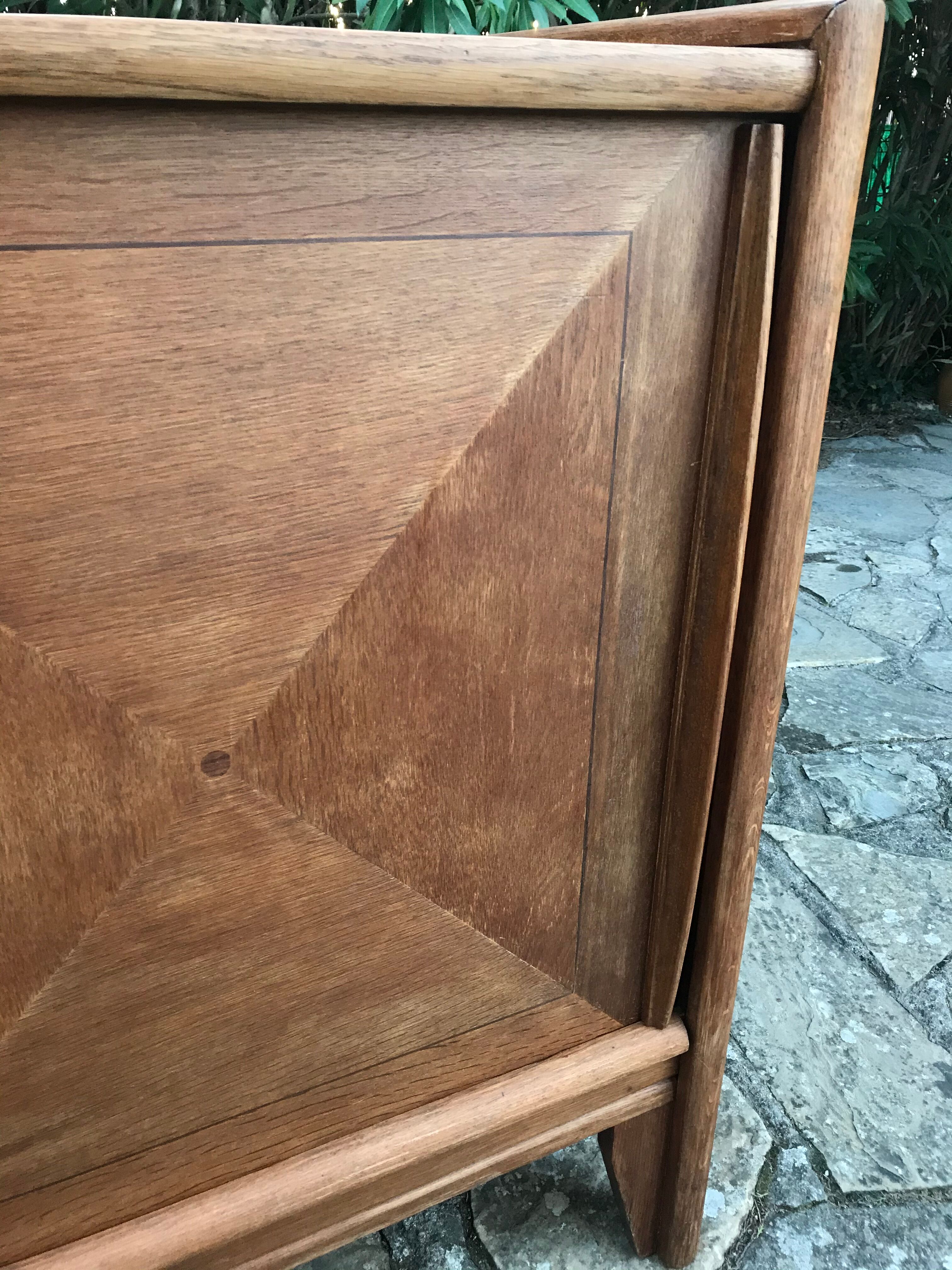 Massive teak sideboard