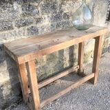 Solid wood carver's workbench