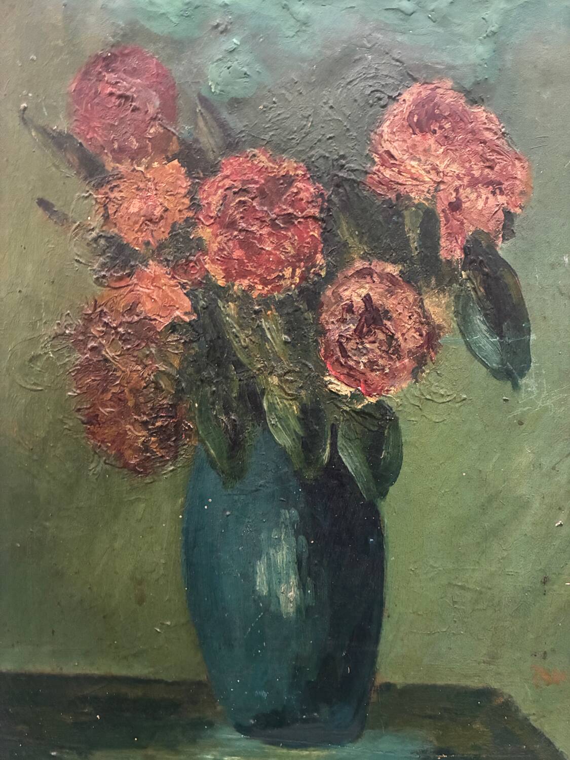 Still Life with Flowers, Lucie Dulay 20th Century