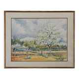 Watercolor by Robert Lange Spring 20th