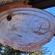 Powder pink Art Deco pendant light