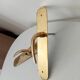 Pair of solid brass door handles
