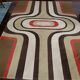 Large vintage carpet from the 1970s.
